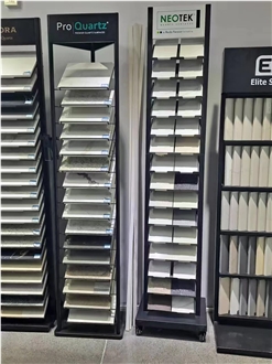 Stone Display Tower Rack For Quartz Marble Granite Sample