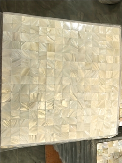 Seamless Square Shell Mosaic Tiles