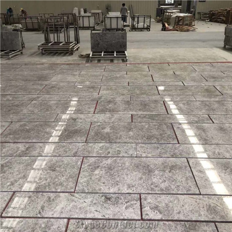 YDSTONE Gray Northern Lights Marble Slab Wall Tiles