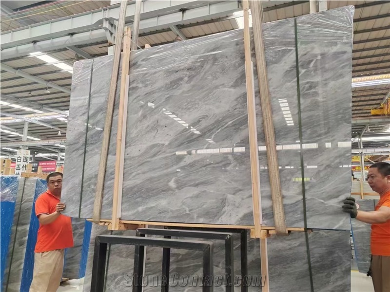 Elegant Space Gray Marble Luxury Modern Design Slabs Tiles