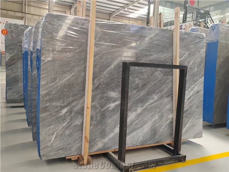 Elegant Space Gray Marble Luxury Modern Design Slabs Tiles