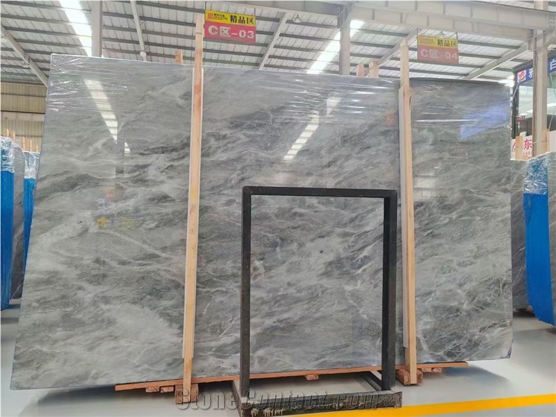 Elegant Space Gray Marble Luxury Modern Design Slabs Tiles