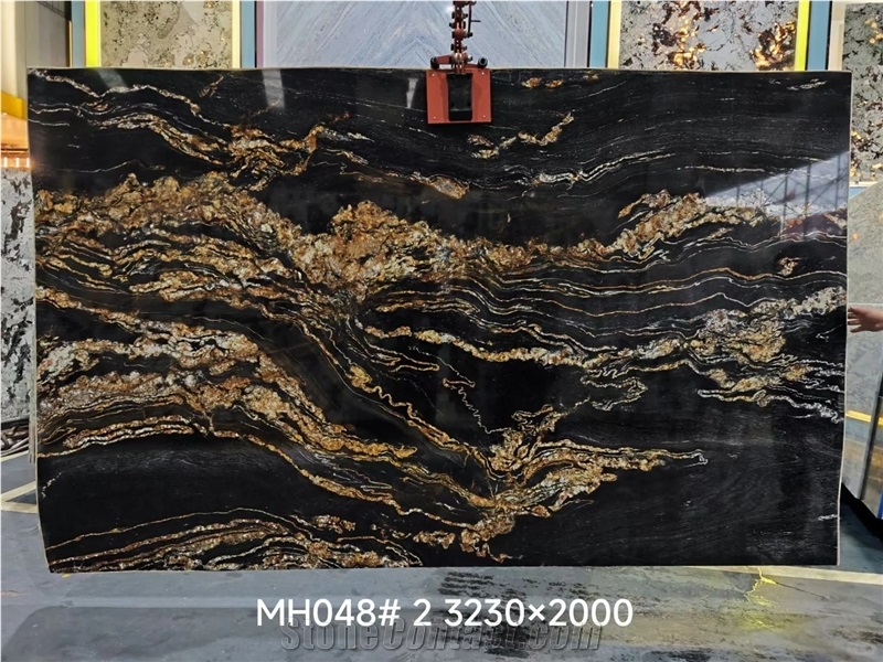 ES Black Fusion Granite Slabs