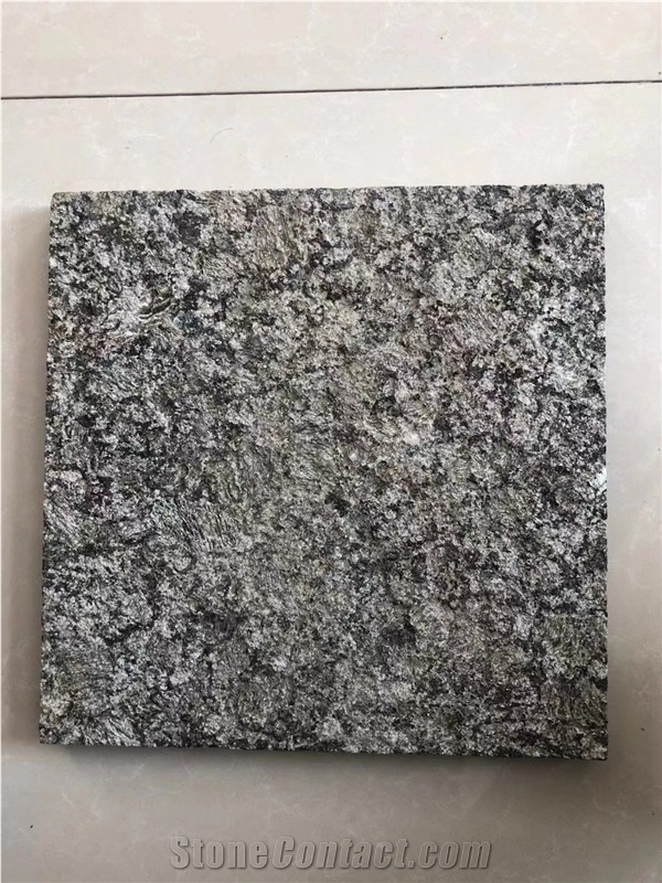 ES Hot Sale Butterfly Green Granite Tiles For Floor, Wall