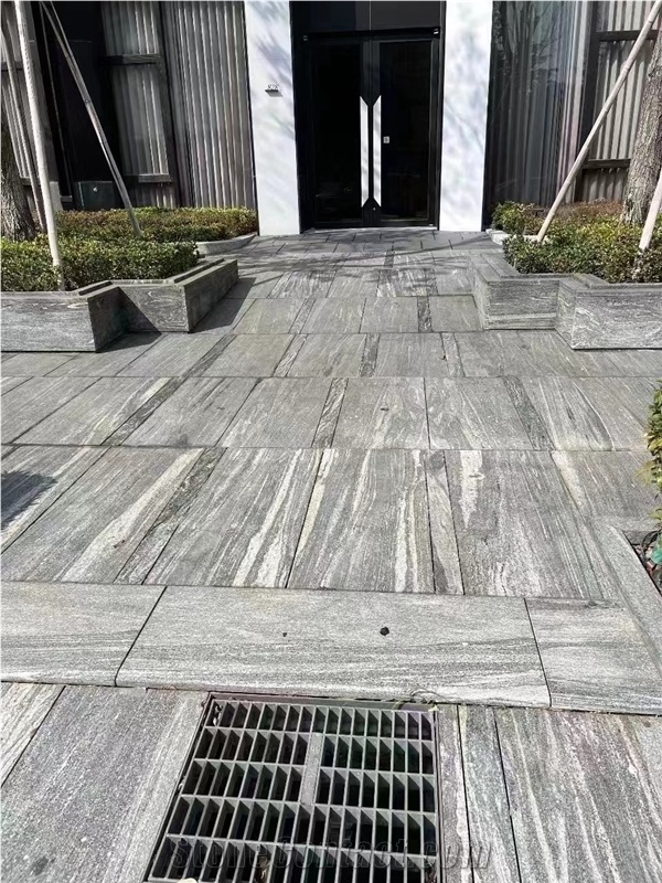 ES New High Quality Grey NERO SANTIAGO Granite Tiles