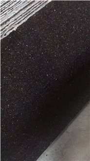 ES New Natural Black Galaxy Granite Tiles For Wall, Floor