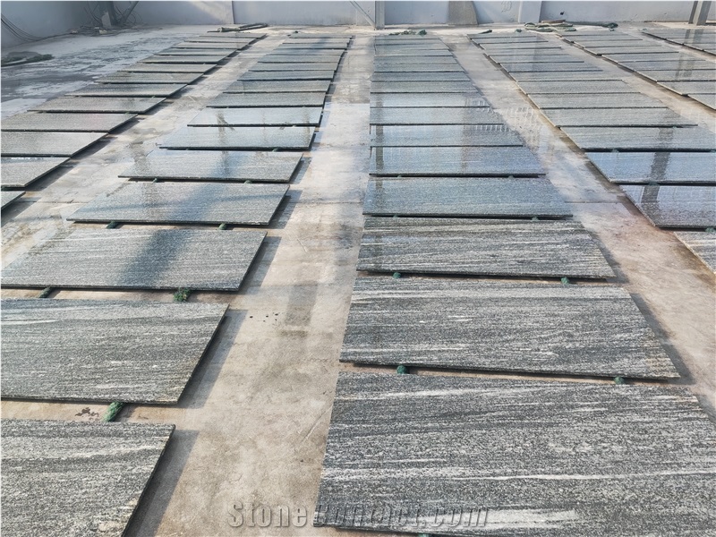 Nero Santiago Granite Floor Tile