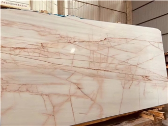 Nice Style Finished Chinese Pink Marble Slabs For Decoration