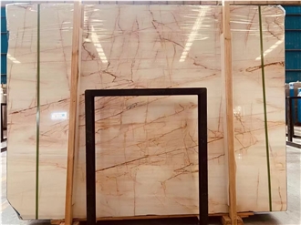 Nice Style Finished Chinese Pink Marble Slabs For Decoration