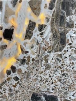Polished Terrazzo Onyx Slabs