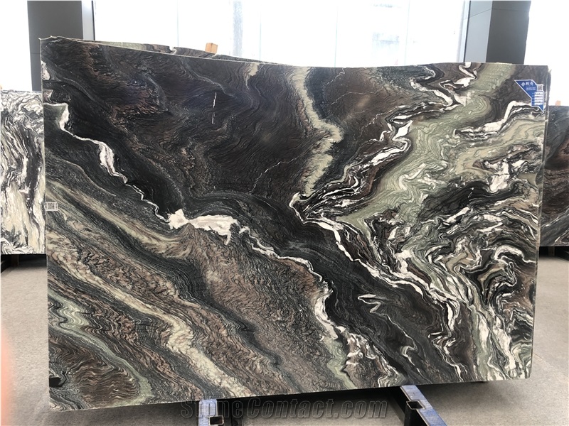 Italy Multicolor Violet Butterfly Marble  Slabs