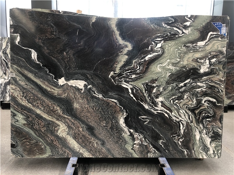 Italy Multicolor Violet Butterfly Marble  Slabs