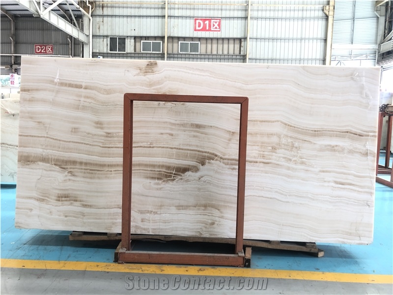 Turkey White Vanilla Onyx Slabs