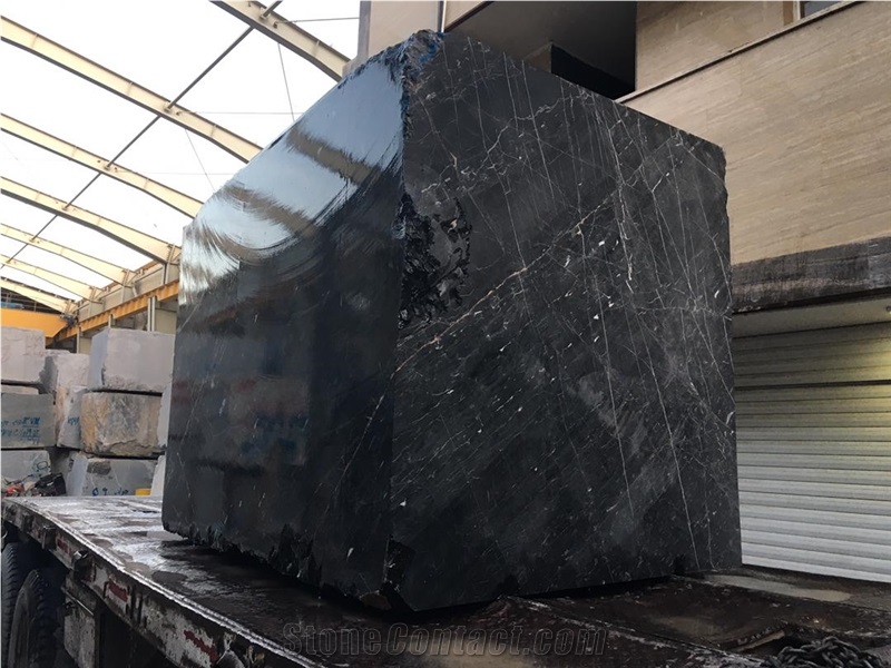 Soren Black Marble Blocks
