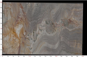Aquarella Macauba Quartzite Slab