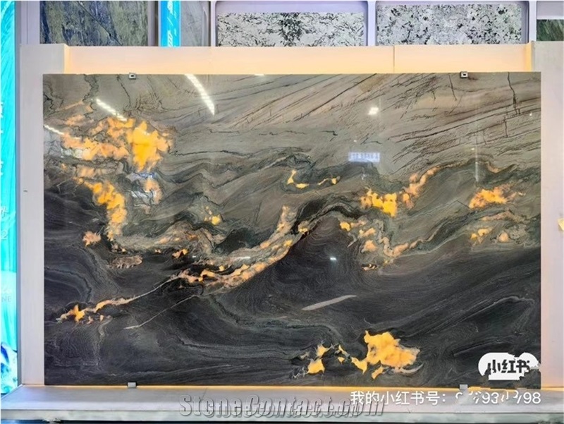 Aquarella Macauba Quartzite Slab