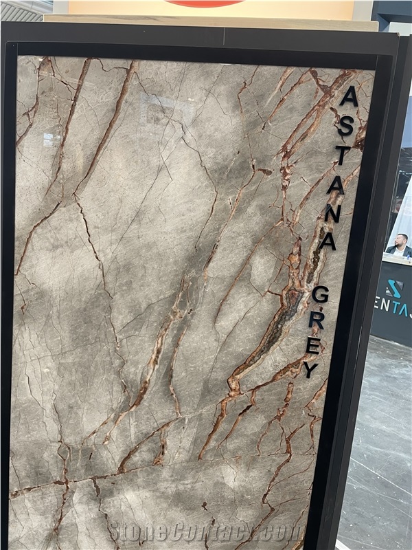 Astana Silver Marble Slab