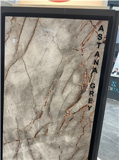 Astana Silver Marble Slab