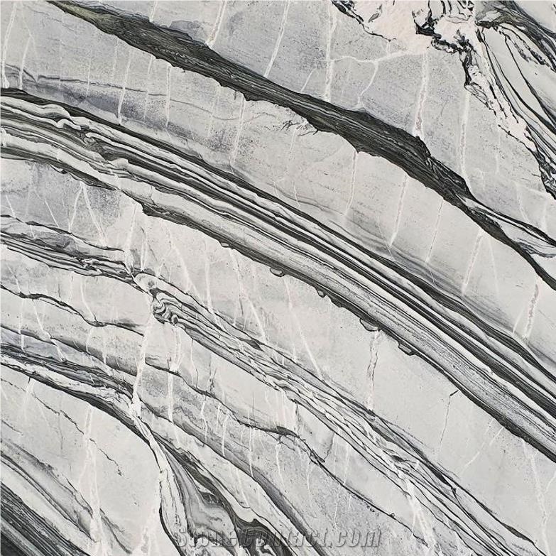 Cipollino Nero Marble Tile