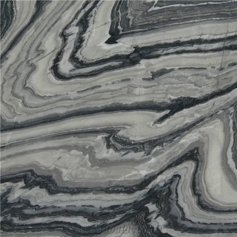 Cipollino Nero Marble Tile