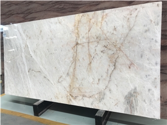 Cristallo Gold Quartzite Slab