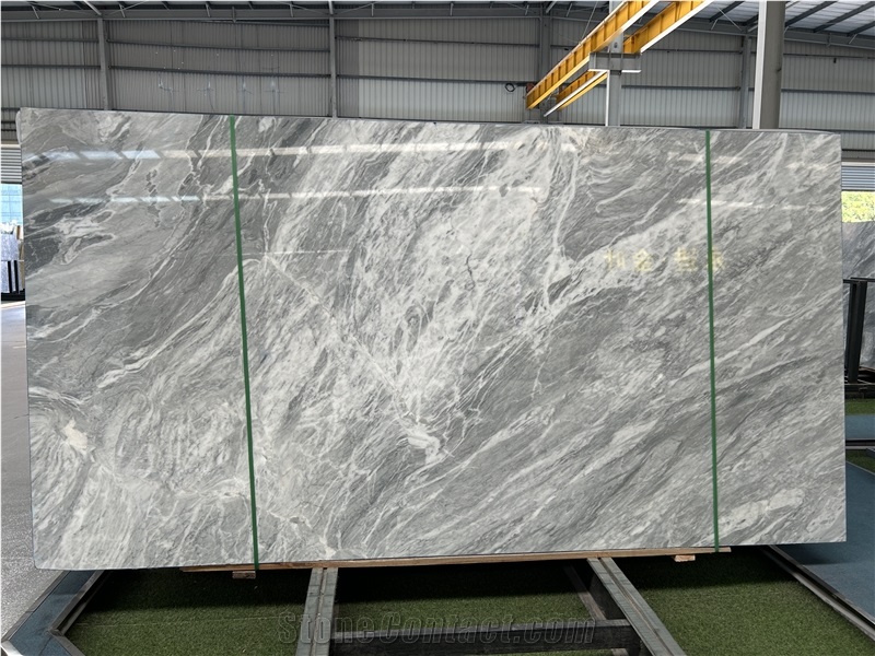 Himalayan Gray Marble Slab