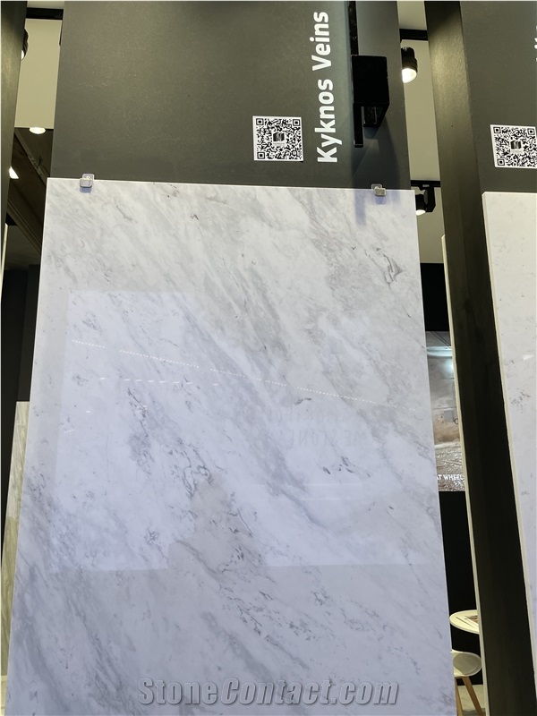 Kycnos White Marble Slab