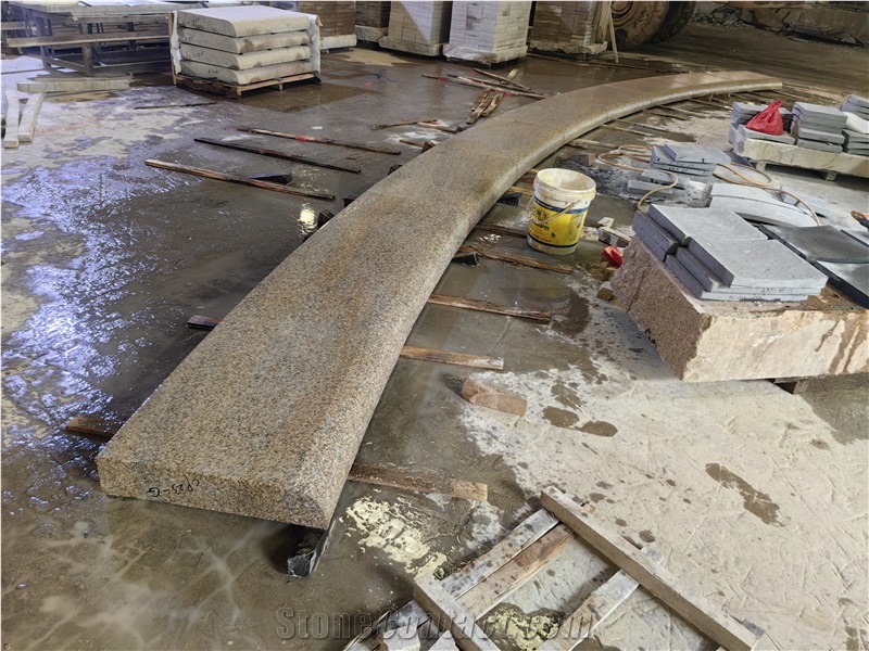 Puma Granite New G682 Bullnose Curved Pool Coping