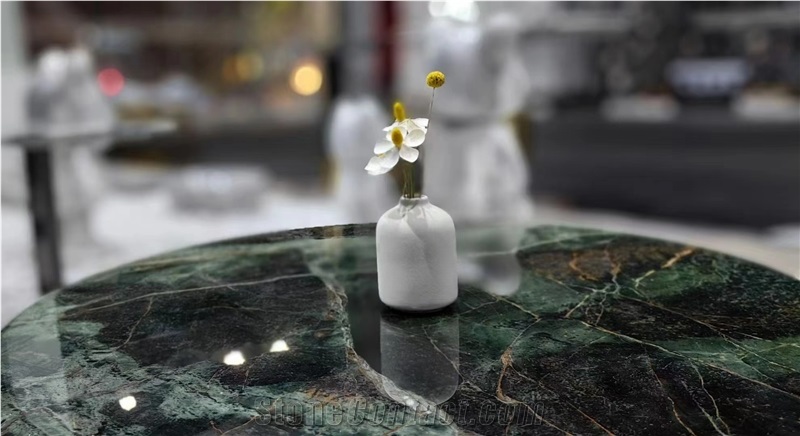 Beautiful  Verde Alpi Marble Tiles 2Cm Slabs, Polished