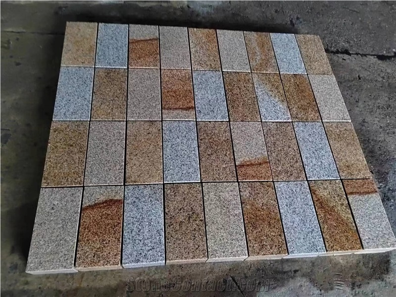 Sunset G682 Granite Colorful Pavement Setts