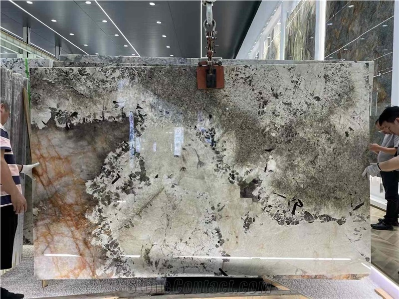 Higher Quality Pandora White Granite Slabs