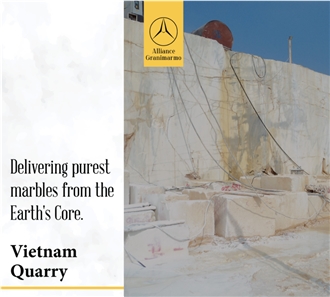 Ice Cube Marble - White Polar Marble Quarry