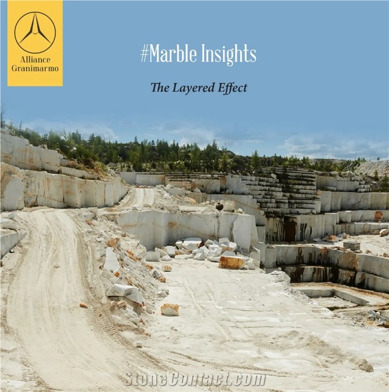 Ice Cube Marble - White Polar Marble Quarry