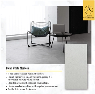 Ice Cube Marble - White Polar Marble Quarry