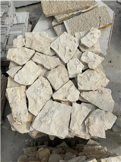 Natural Beige Split Wall Stone,Limestone Loose Stone Wall