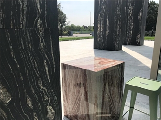 Arabescato Orobico Rosso Marble Slabs Commercial Kitchen