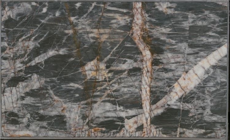 Grey Bayou Quartzite Slabs Wall Tiles