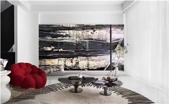Grey Bayou Quartzite Slabs Wall Tiles