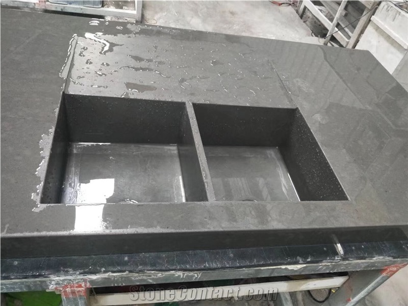 Grey  Marble Vanity-Tops For Modern Bathroom Design