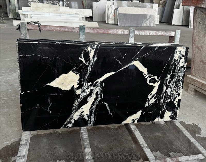 Noir Grand Antique Mable Slabs, Floor Tile