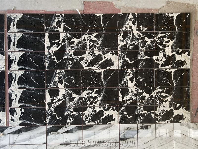 Noir Grand Antique Mable Slabs, Floor Tile