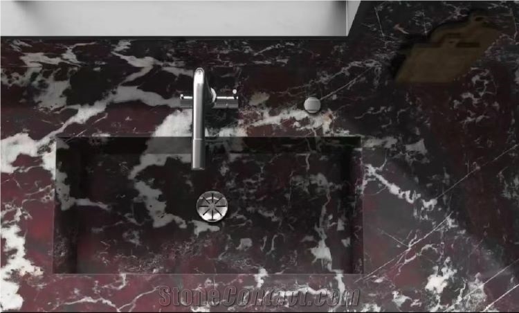 Rosso Fiorentino Quartzite Slabs