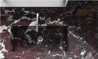 Rosso Fiorentino Quartzite Slabs