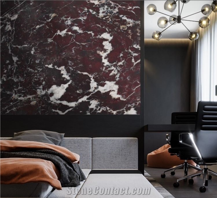 Rosso Fiorentino Quartzite Slabs