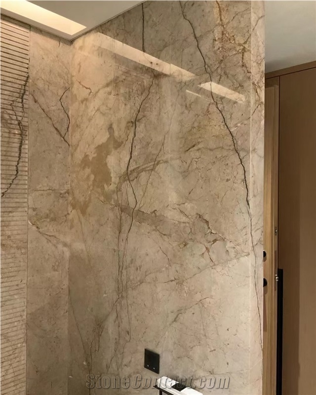 Silver Roots Marble Slabs For Bathroom Wall Tiles