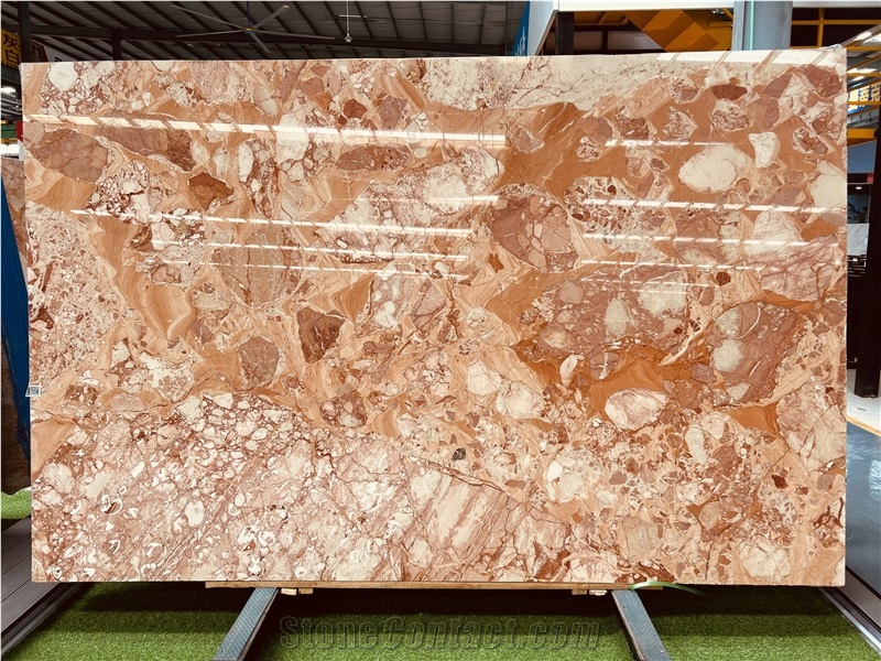 Terracota Pink Marble  Breccia Marble Slabs