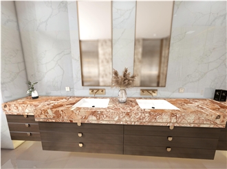 Terracota Pink Marble  Breccia Marble Slabs