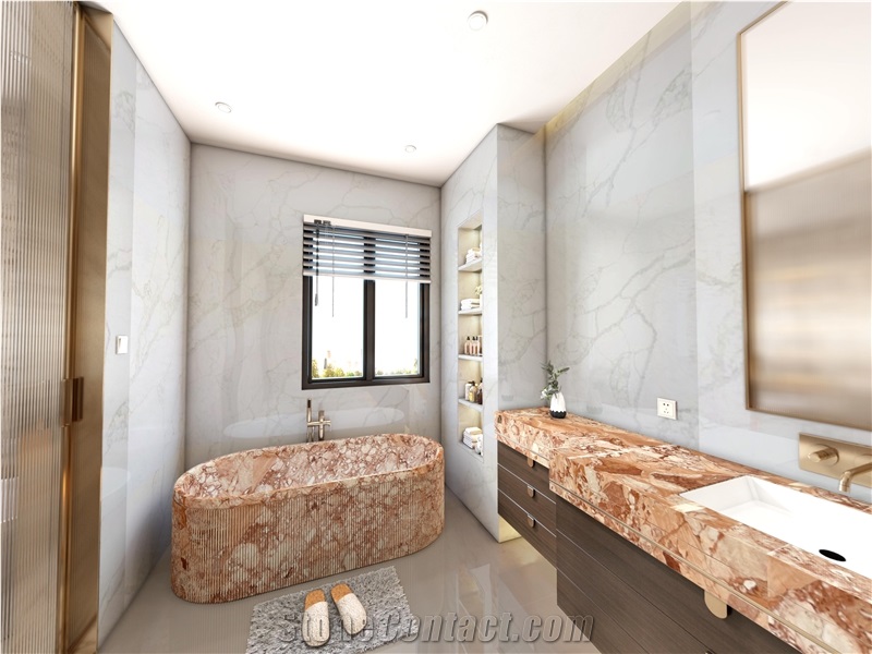 Terracota Pink Marble  Breccia Marble Slabs