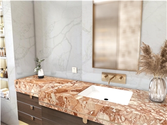 Terracota Pink Marble  Breccia Marble Slabs