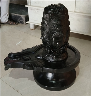 Black Marble Panchmukhi Shivlinga